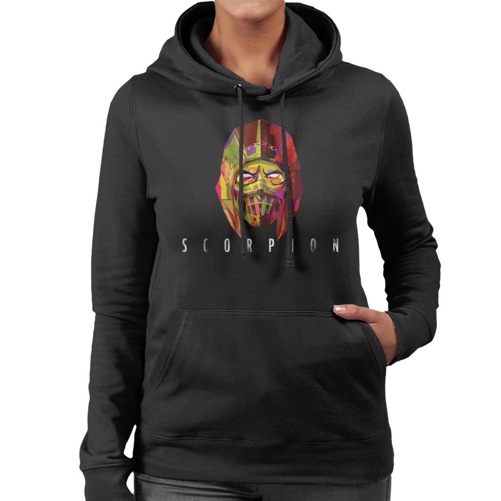 Mortal Kombat Scorpion Mask Women's Hooded Sweatshirt product image 1