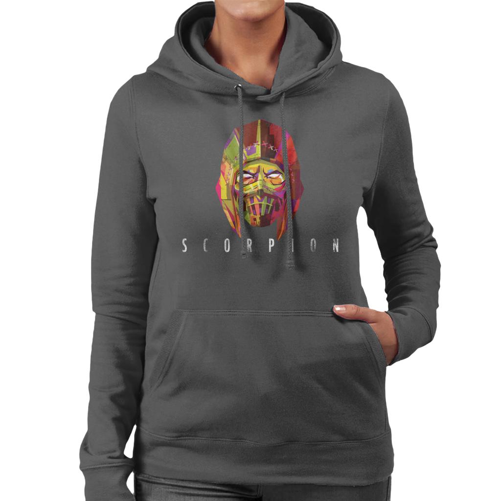 Mortal Kombat Scorpion Mask Women's Hooded Sweatshirt product image 4