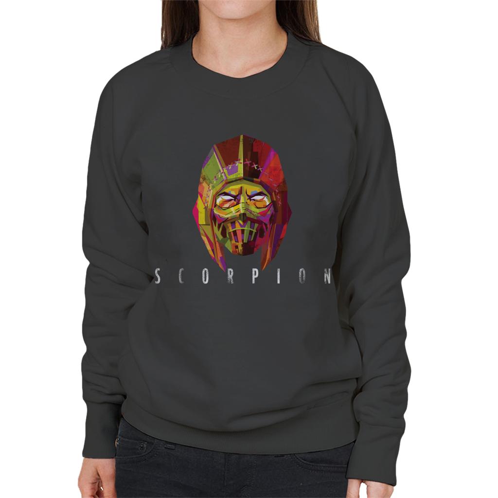 Mortal Kombat Scorpion Mask Women's Sweatshirt product image 4