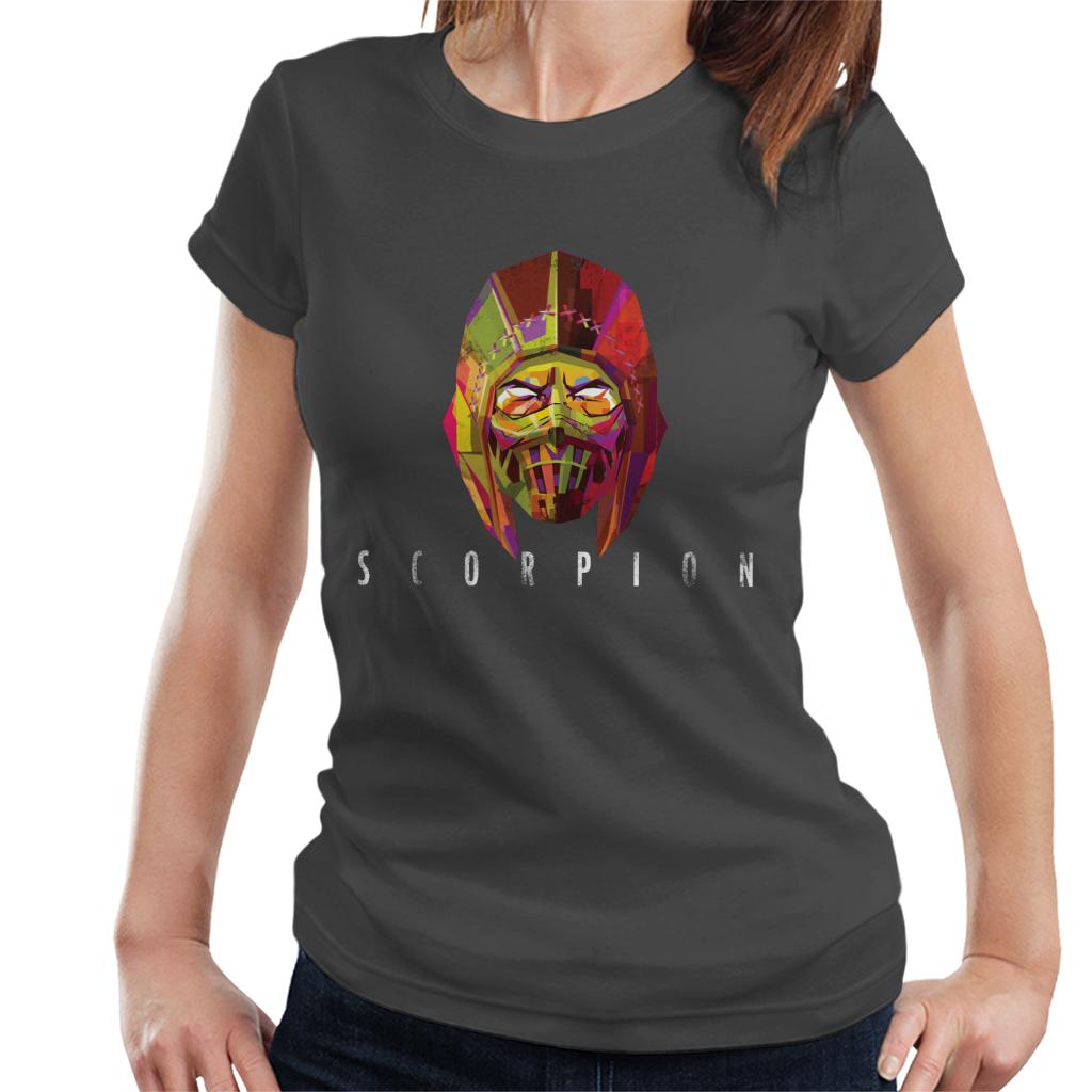 Mortal Kombat Scorpion Mask Women's T-Shirt product image 4