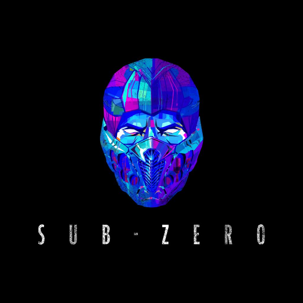Mortal Kombat Sub Zero Mask Men's T-Shirt product image 2
