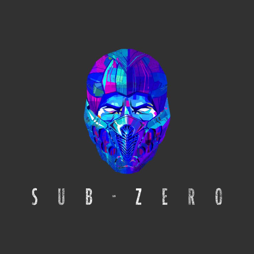 Mortal Kombat Sub Zero Mask Men's Hooded Sweatshirt product image 5