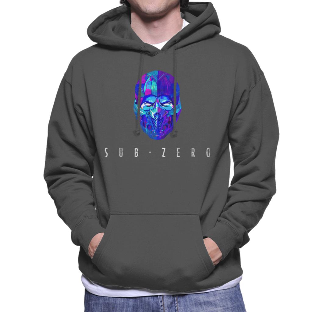 Mortal Kombat Sub Zero Mask Men's Hooded Sweatshirt product image 4