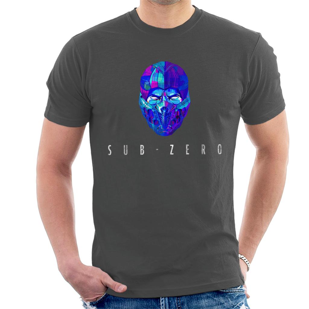 Mortal Kombat Sub Zero Mask Men's T-Shirt product image 4