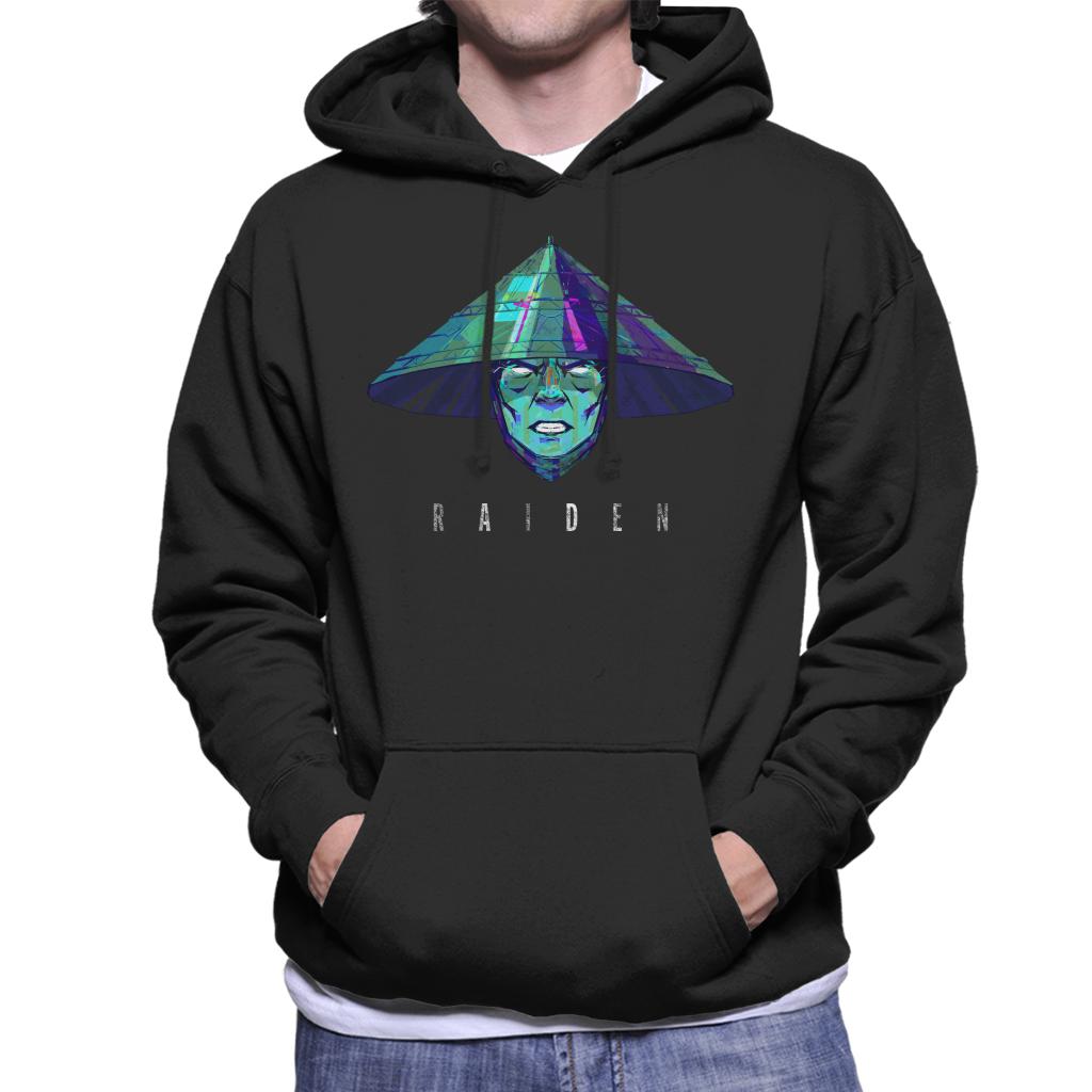 Mortal Kombat Raiden Face Men's Hooded Sweatshirt product image 1