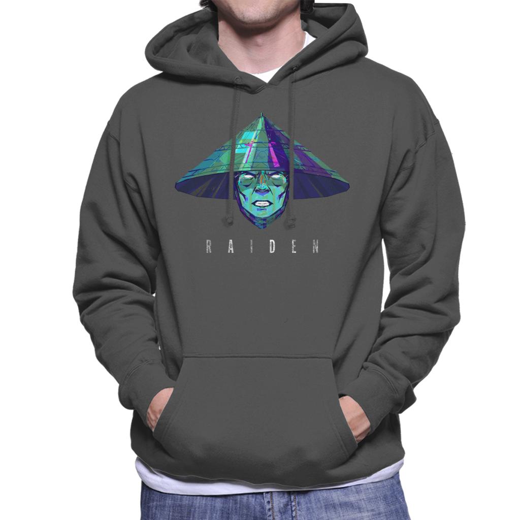 Mortal Kombat Raiden Face Men's Hooded Sweatshirt product image 4