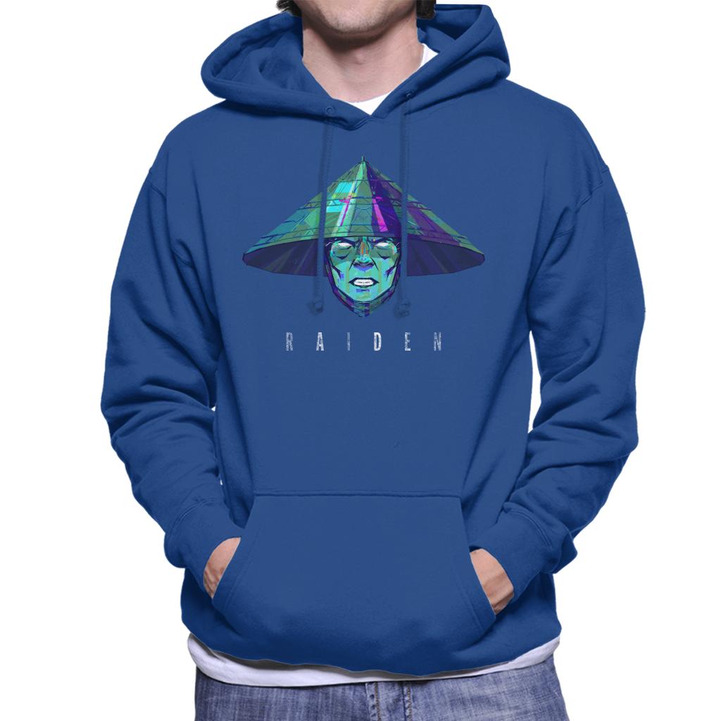 Mortal Kombat Raiden Face Men's Hooded Sweatshirt product image 6