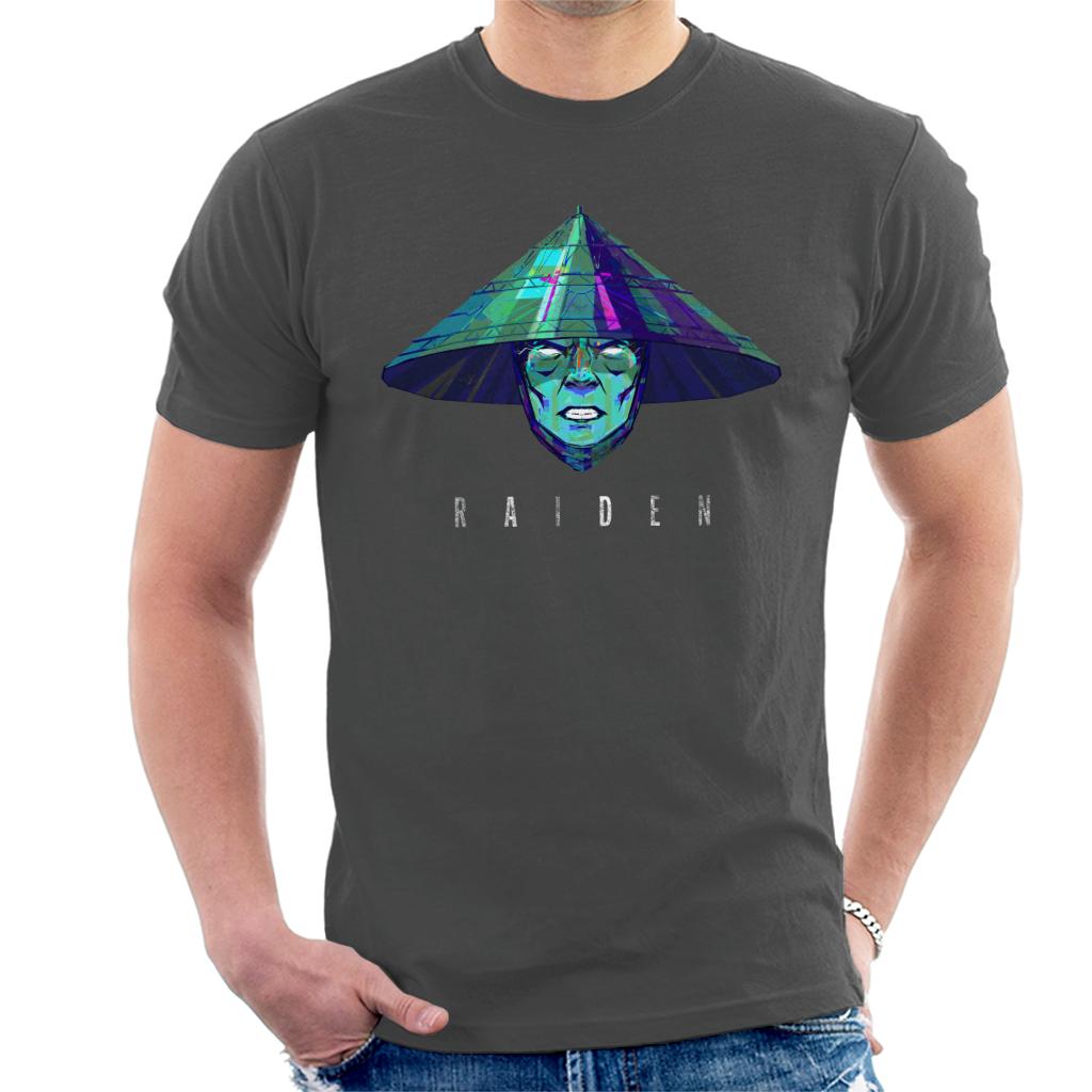 Mortal Kombat Raiden Face Men's T-Shirt product image 4