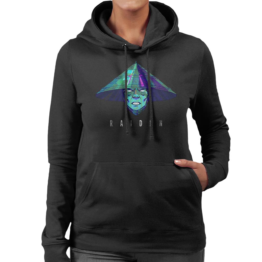 Mortal Kombat Raiden Face Women's Hooded Sweatshirt product image 1