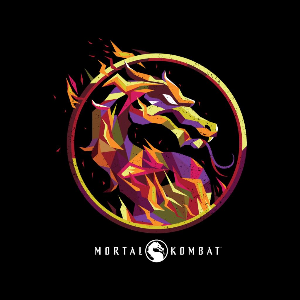 Mortal Kombat Scorpion Flame Art Logo Men's Hooded product image 2