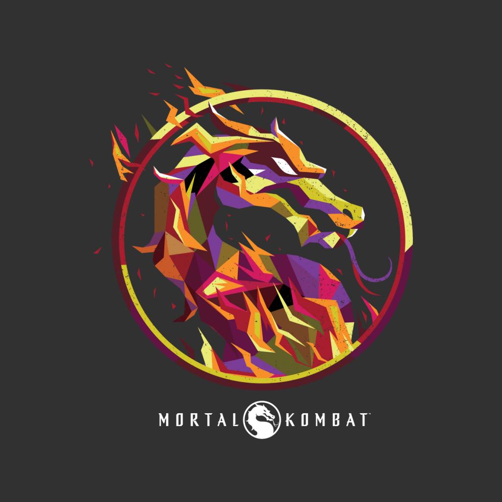Mortal Kombat Scorpion Flame Art Logo Men's Sweatshirt product image 5