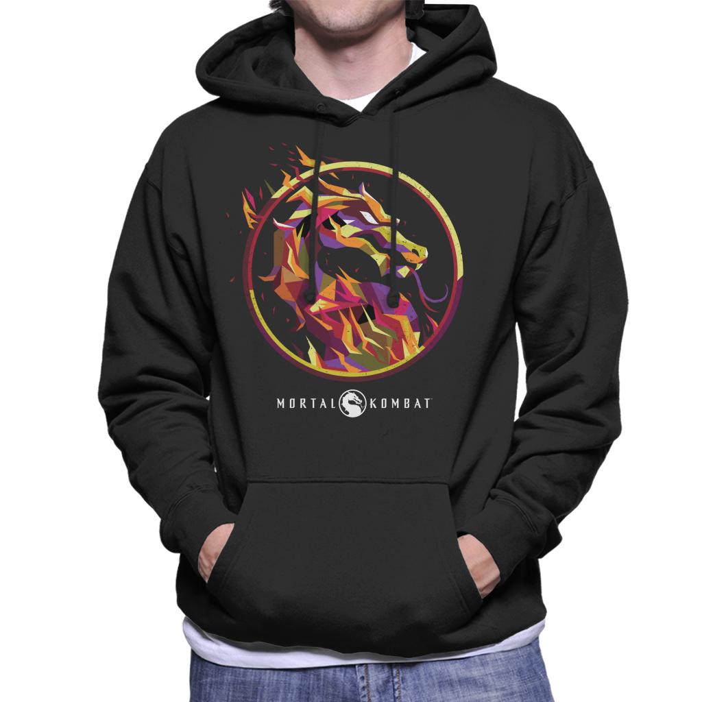Mortal Kombat Scorpion Flame Art Logo Men's Hooded product image 1