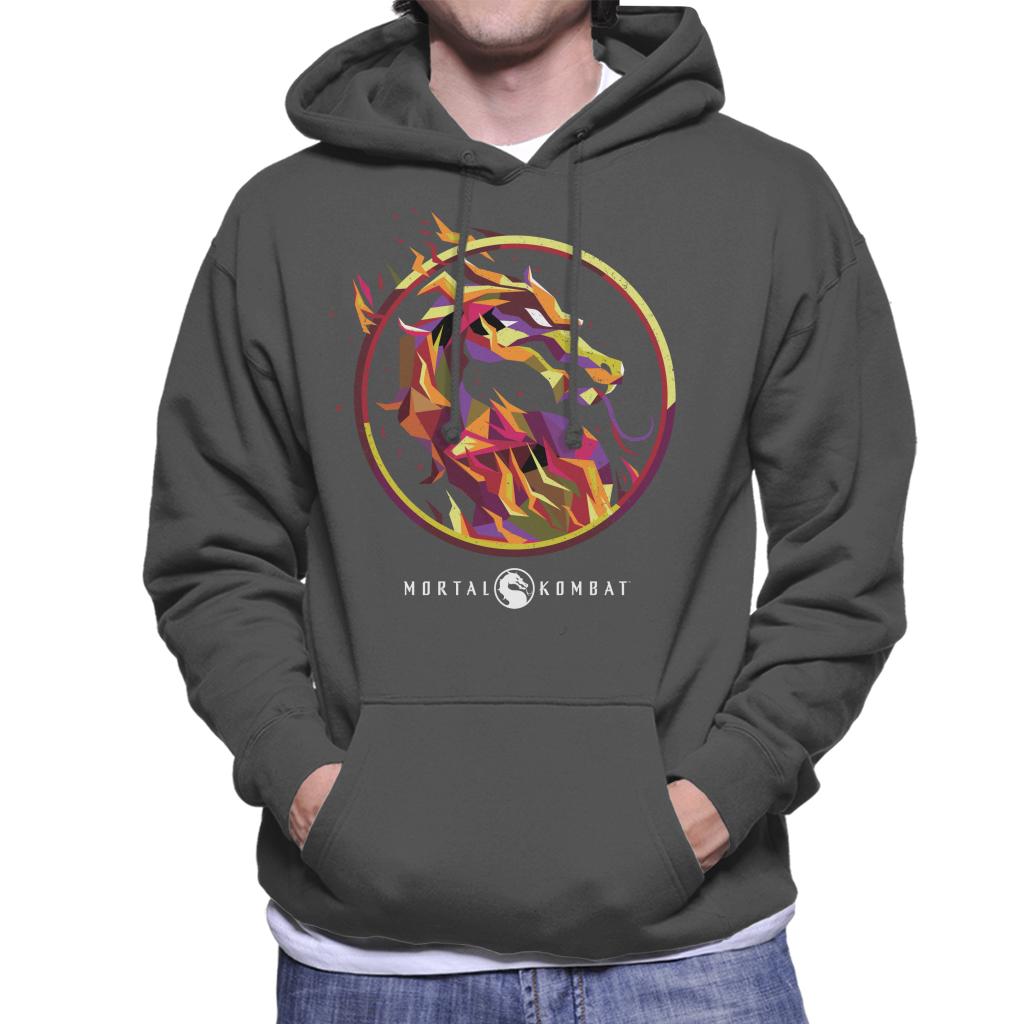 Mortal Kombat Scorpion Flame Art Logo Men's Hooded product image 4