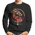 Mortal Kombat Scorpion Flame Art Logo Men's Sweatshirt product image 1