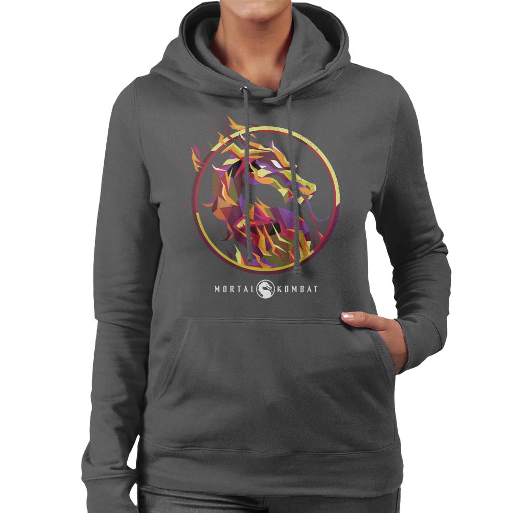 Mortal Kombat Scorpion Flame Art Logo Women's Hooded product image 4