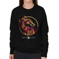 Mortal Kombat Scorpion Flame Art Logo Women's Sweatshirt product image 1