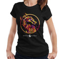 Mortal Kombat Scorpion Flame Art Logo Women's T-Shirt product image 1