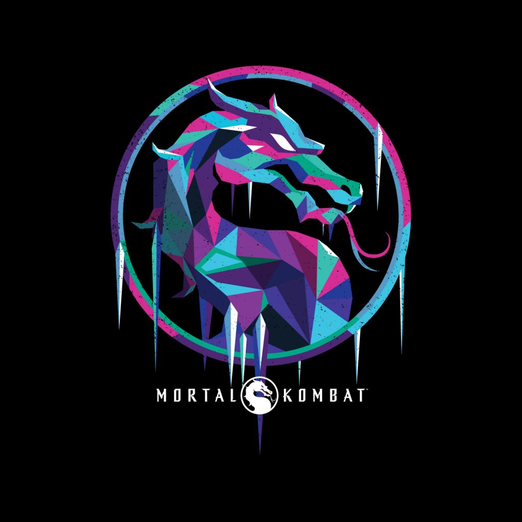 Mortal Kombat Sub Zero Ice Art Logo Women's Sweatshirt product image 2