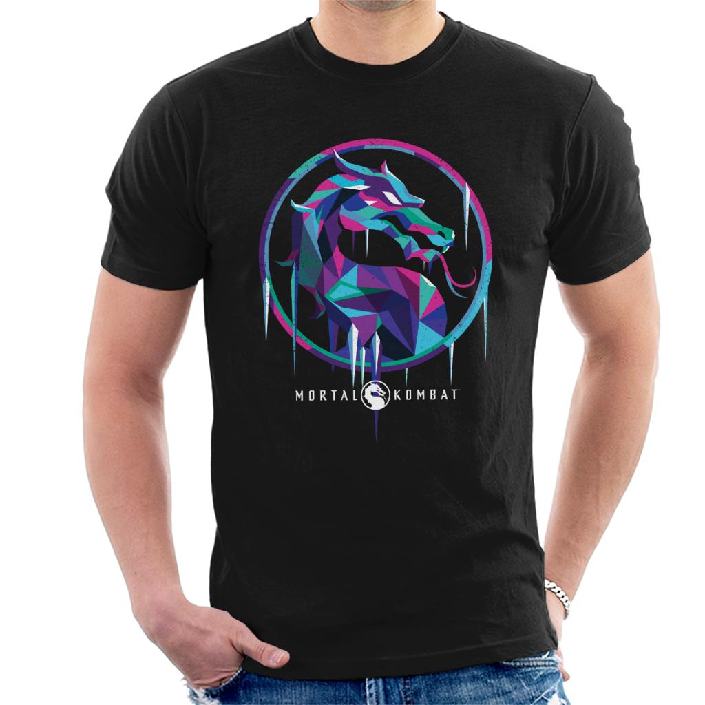 Mortal Kombat Sub Zero Ice Art Logo Men's T-Shirt product image 1