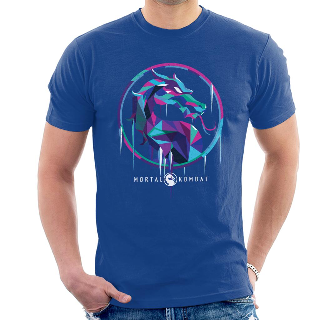 Mortal Kombat Sub Zero Ice Art Logo Men's T-Shirt product image 6