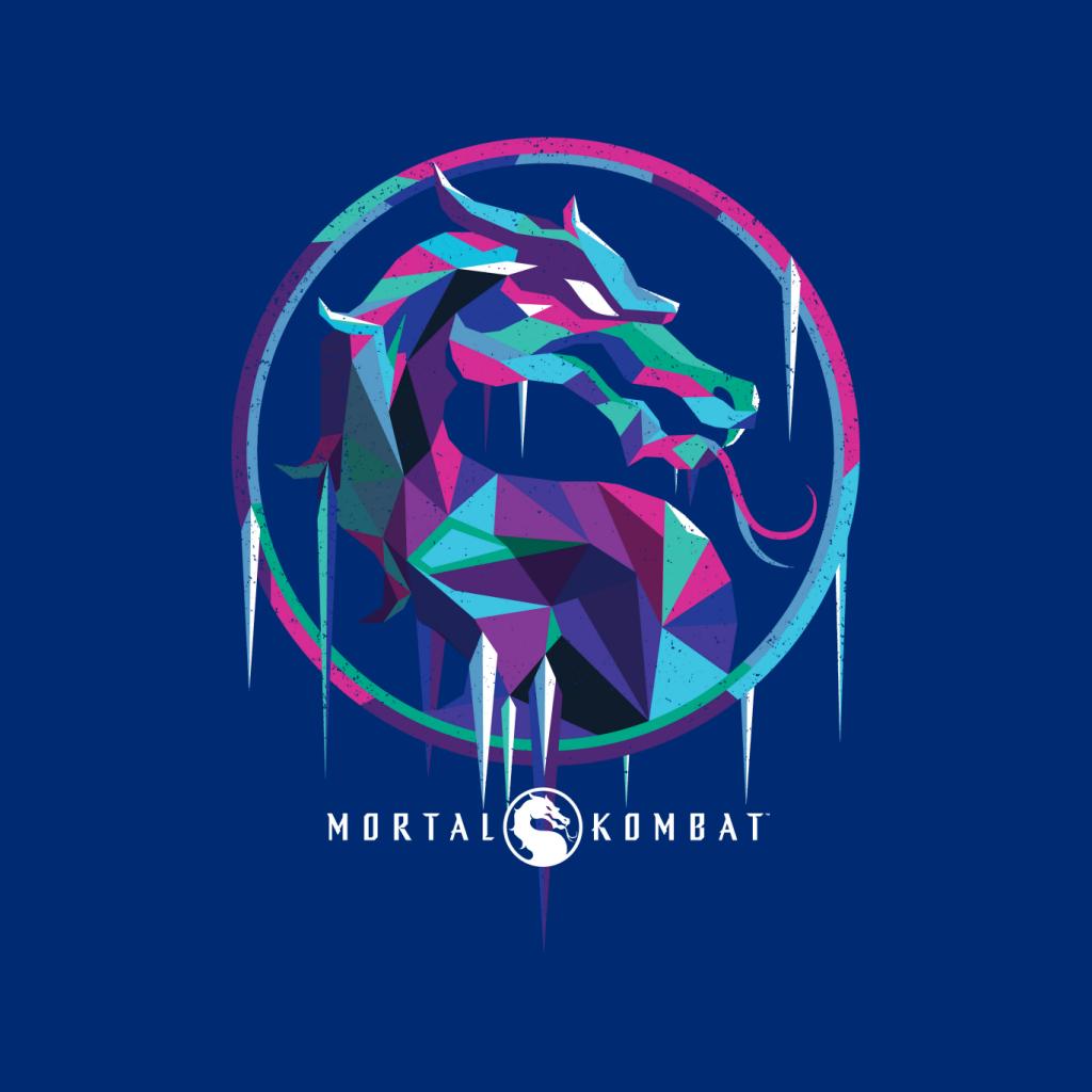 Mortal Kombat Sub Zero Ice Art Logo Women's Sweatshirt product image 7
