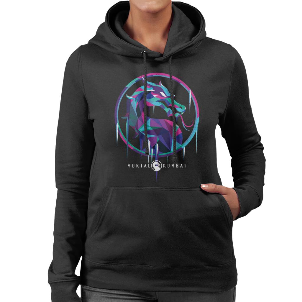 Mortal Kombat Sub Zero Ice Art Logo Women's Hooded product image 1