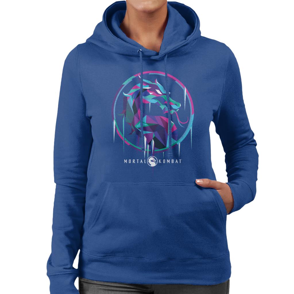 Mortal Kombat Sub Zero Ice Art Logo Women's Hooded product image 6