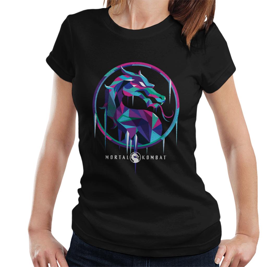 Mortal Kombat Sub Zero Ice Art Logo Women's T-Shirt product image 1