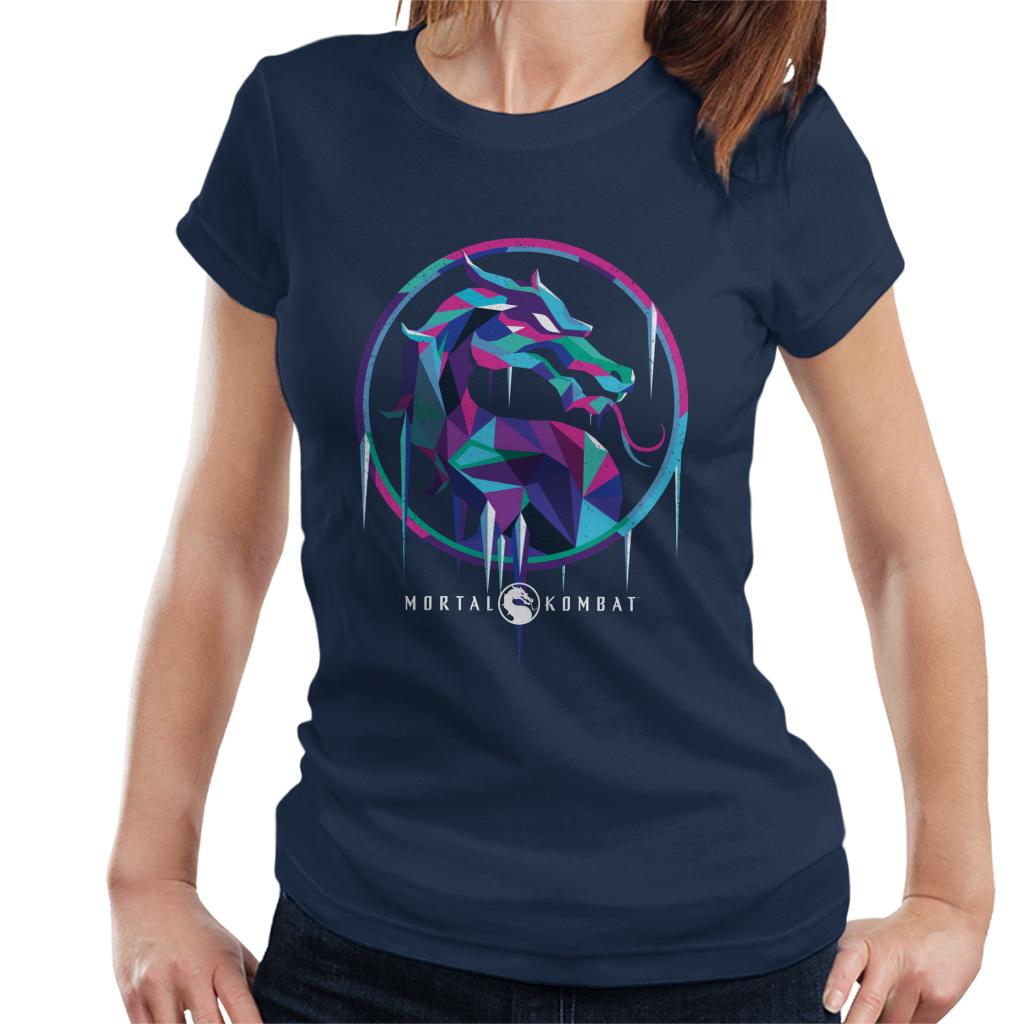 Mortal Kombat Sub Zero Ice Art Logo Women's T-Shirt product image 4
