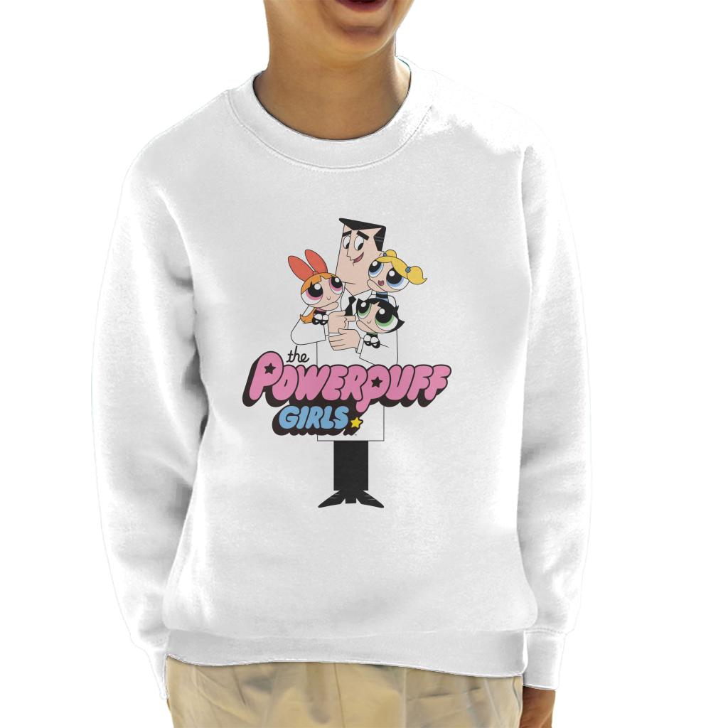 Powerpuff Girls With Professor Utonium Kid's Sweatshirt product image 6