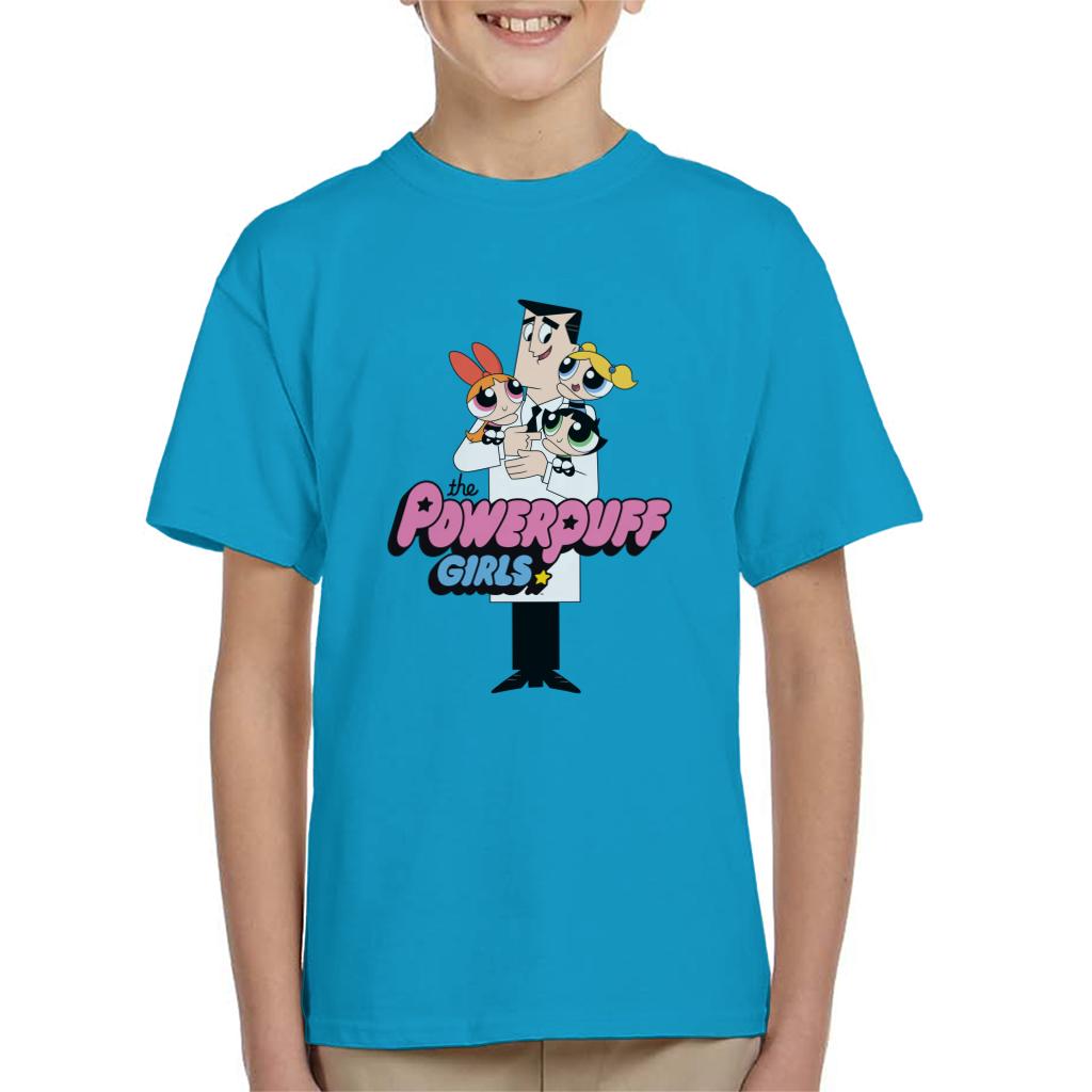 Powerpuff Girls With Professor Utonium Kid's T-Shirt product image 6