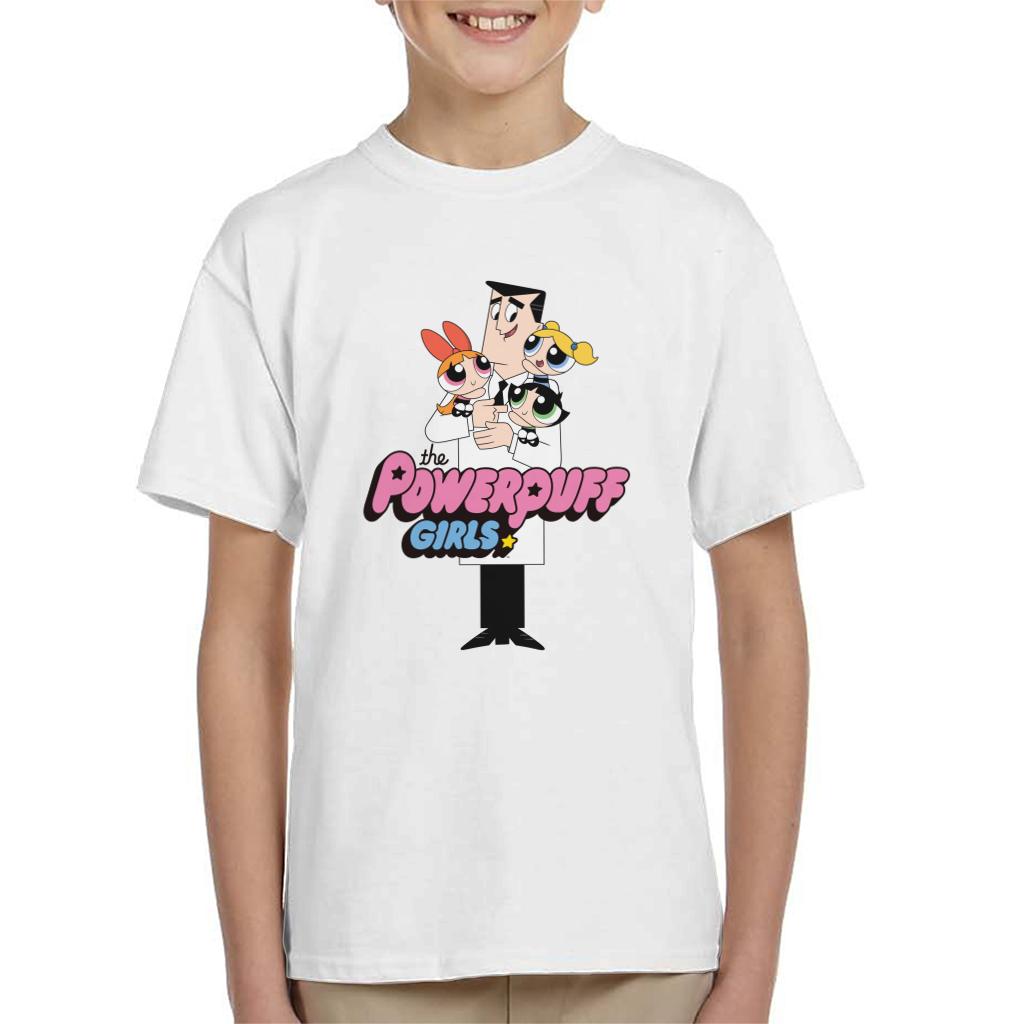 Powerpuff Girls With Professor Utonium Kid's T-Shirt product image 4