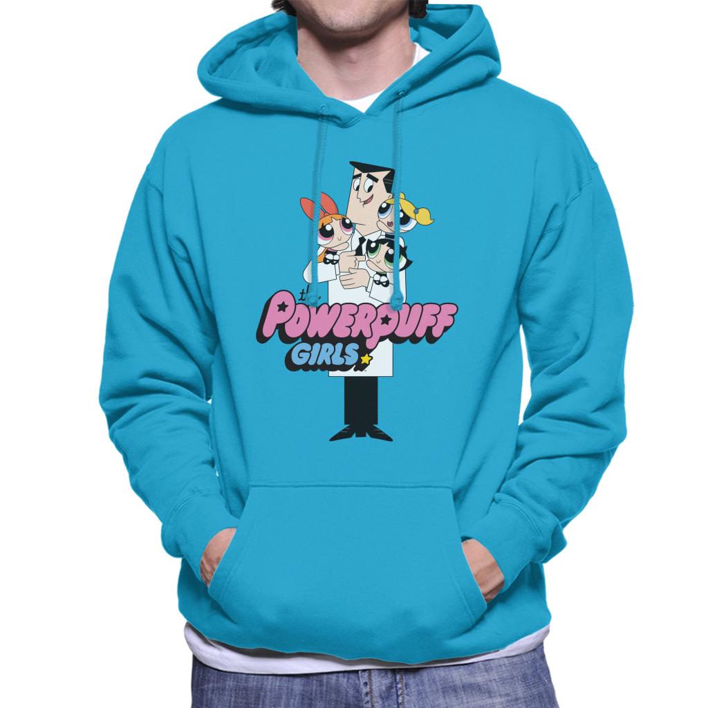 Powerpuff Girls With Professor Utonium Men's Hooded product image 6