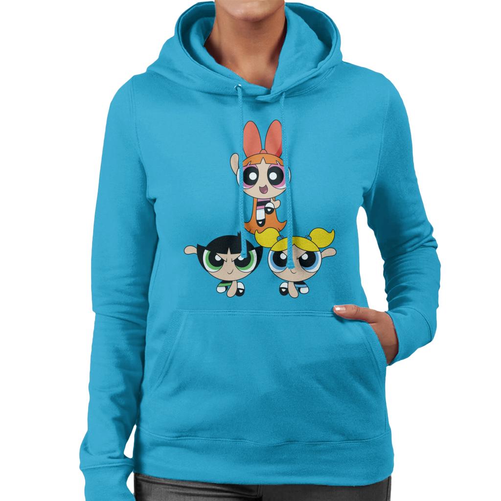 Powerpuff Girls Action Pose Women's Hooded Sweatshirt product image 4