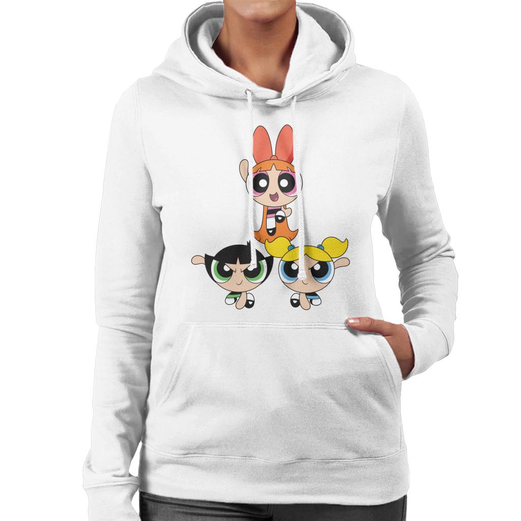 Powerpuff Girls Action Pose Women's Hooded Sweatshirt product image 1