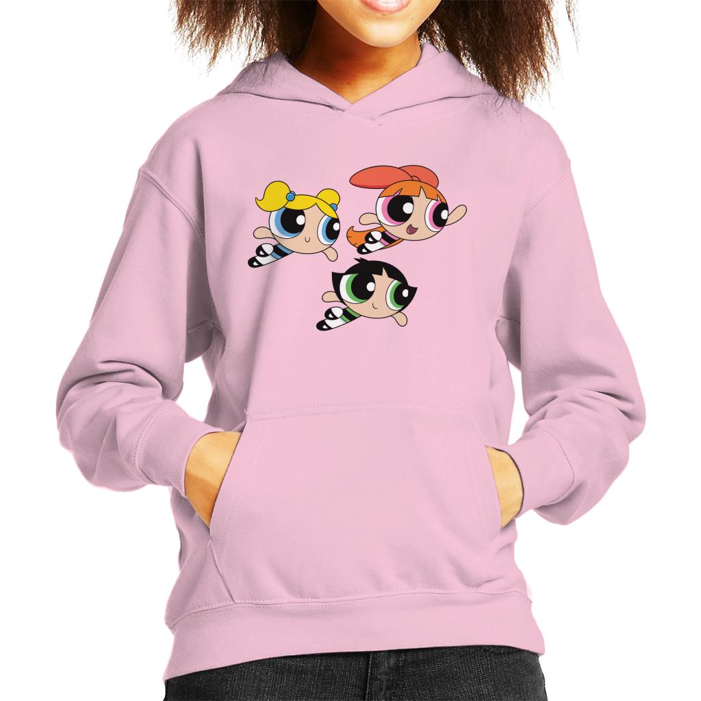 Powerpuff Girls Flying Kid's Hooded Sweatshirt product image 6