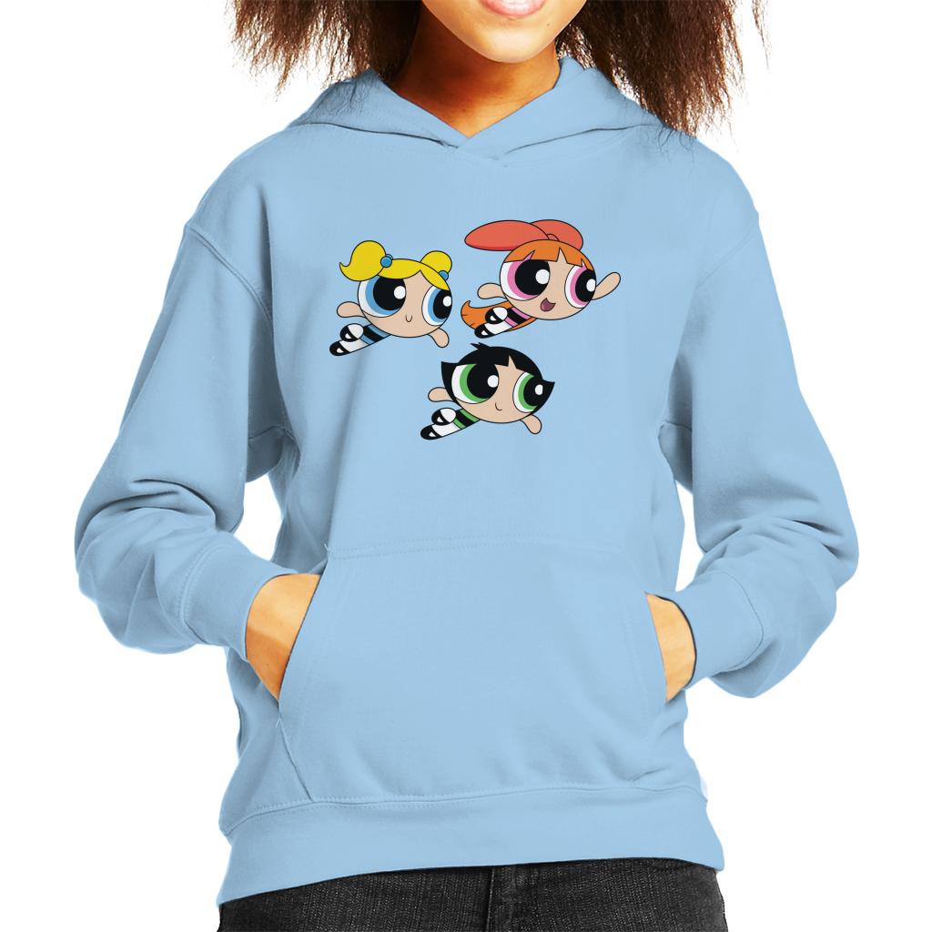 Powerpuff Girls Flying Kid's Hooded Sweatshirt product image 4