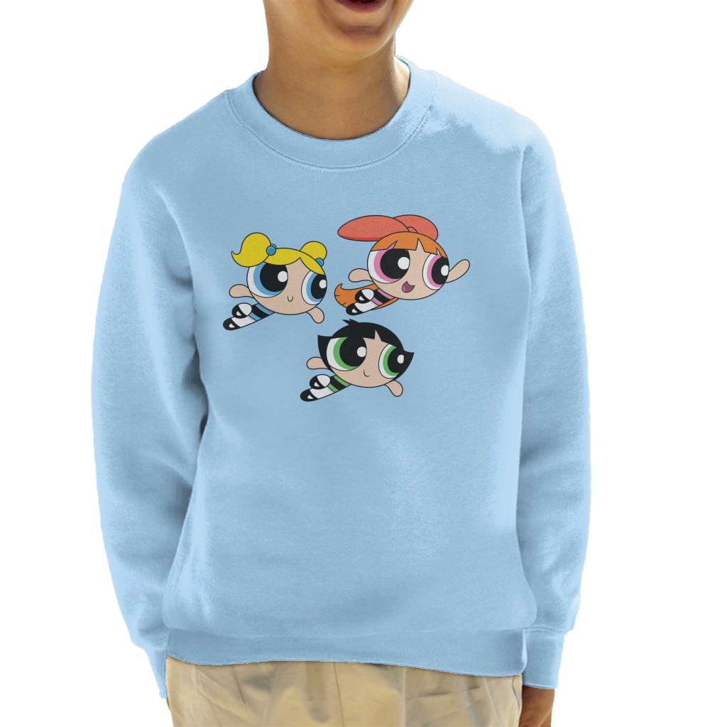 Powerpuff Girls Flying Kid's Sweatshirt product image 4