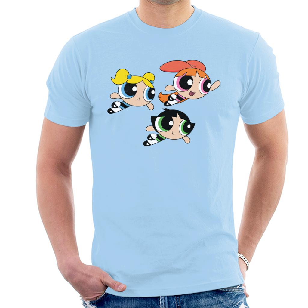 Powerpuff Girls Flying Men's T-Shirt product image 4