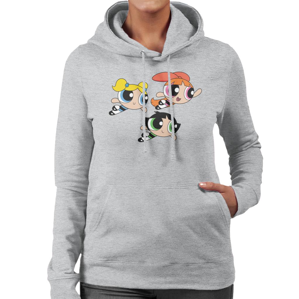 Powerpuff Girls Flying Women's Hooded Sweatshirt product image 1