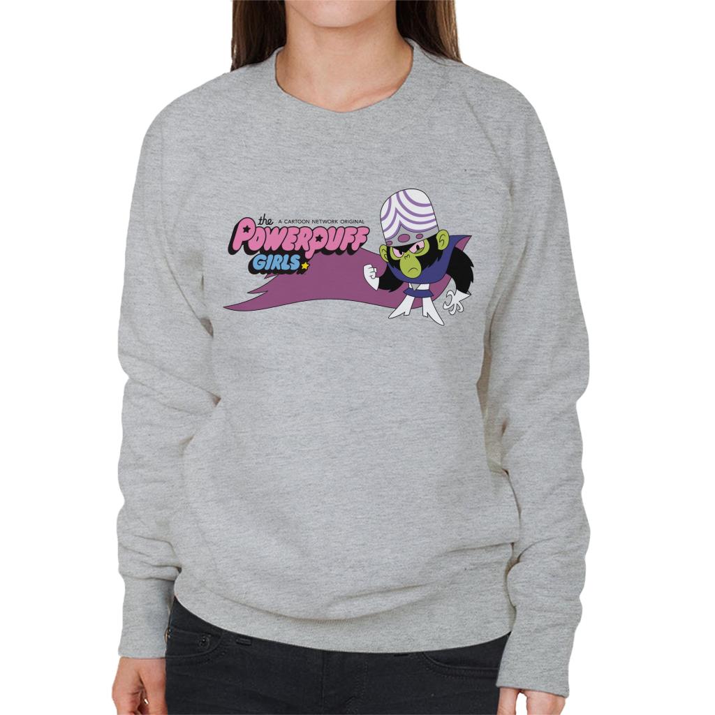 Powerpuff Girls Mojo Jojo Fist Pose Women's Sweatshirt product image 1