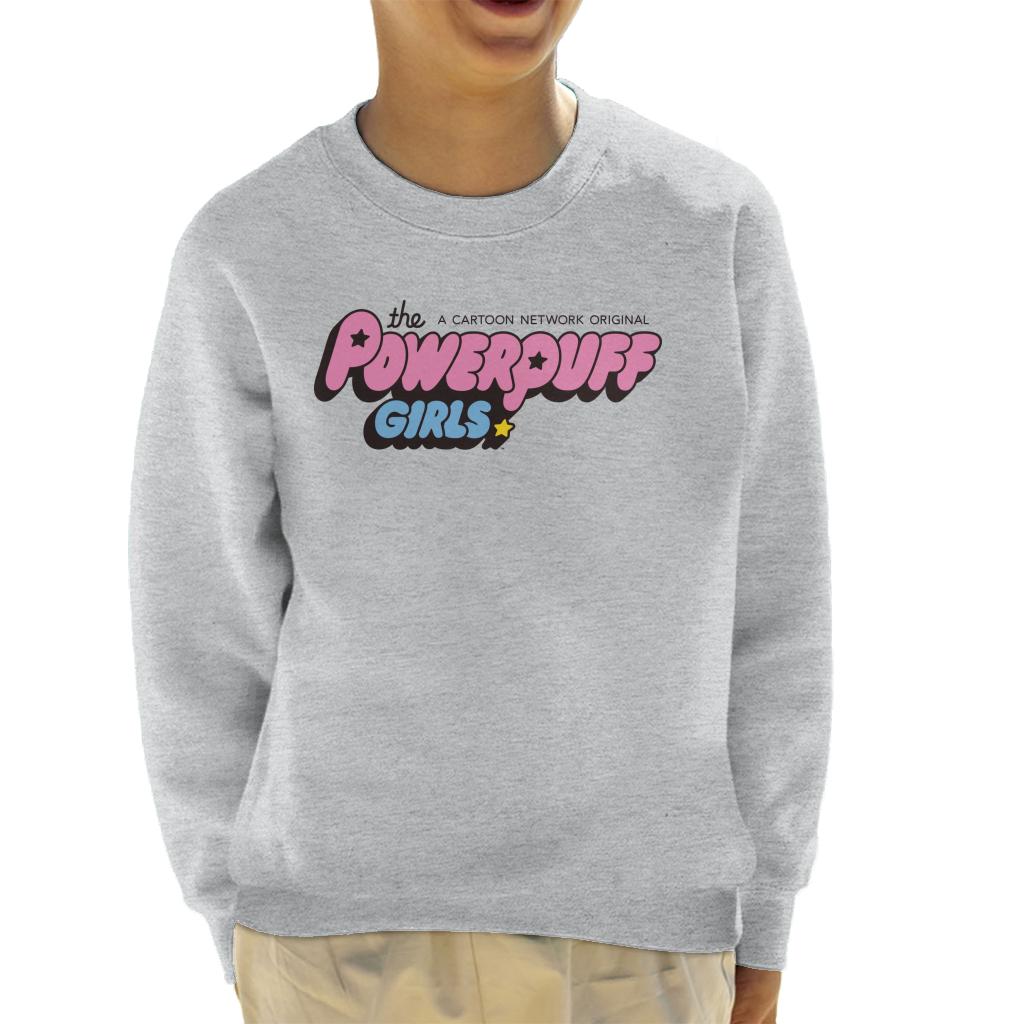 Powerpuff Girls Bubble Text Logo Kid's Sweatshirt product image 1