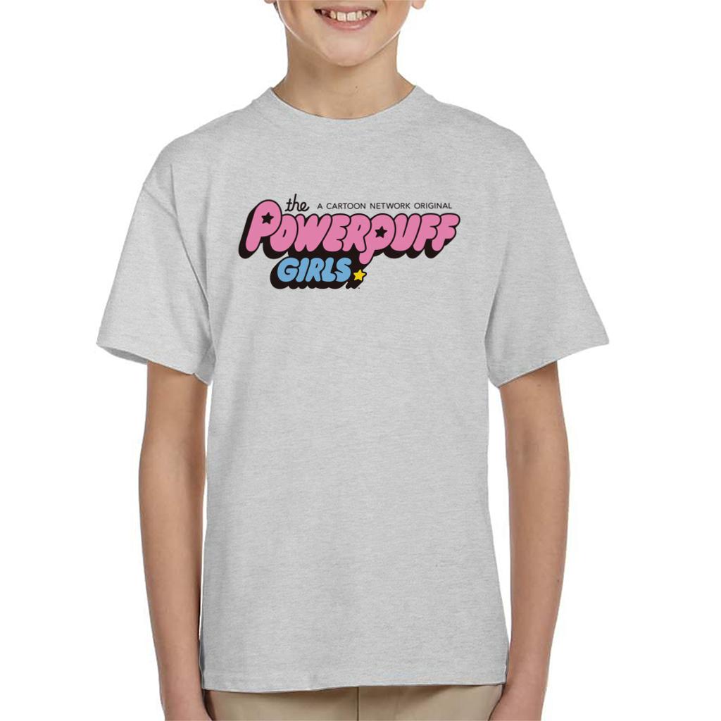 Powerpuff Girls Bubble Text Logo Kid's T-Shirt product image 1