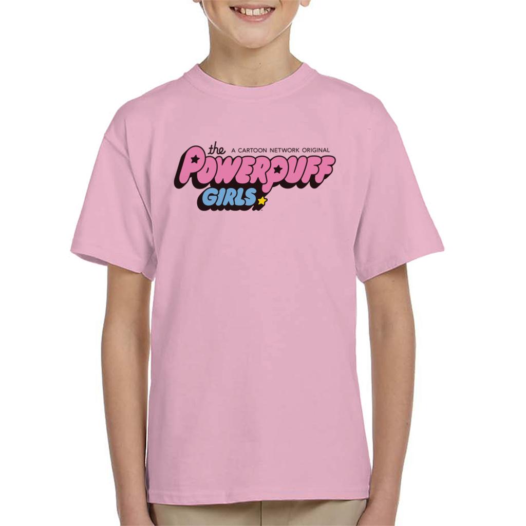 Powerpuff Girls Bubble Text Logo Kid's T-Shirt product image 6