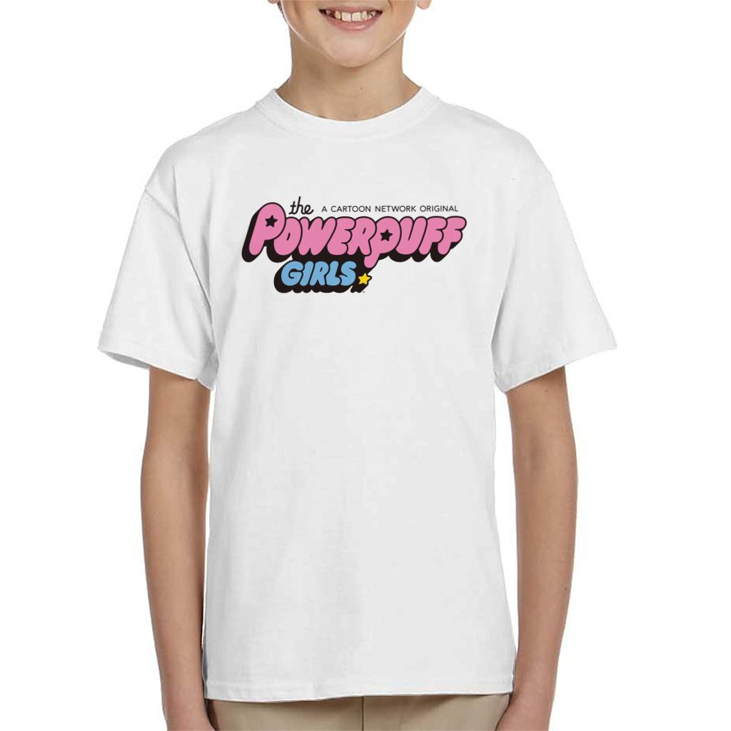 Powerpuff Girls Bubble Text Logo Kid's T-Shirt product image 4