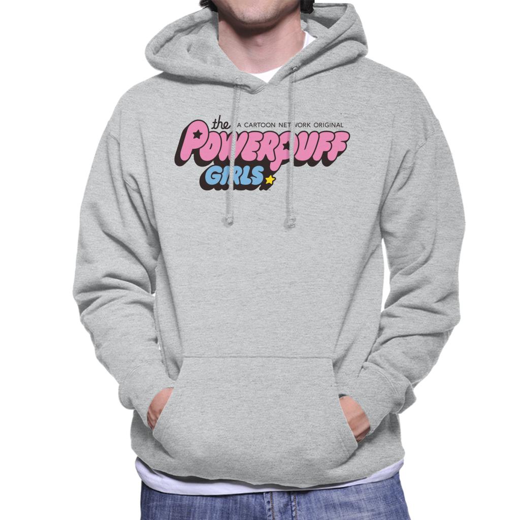 Powerpuff Girls Bubble Text Logo Men's Hooded Sweatshirt product image 1