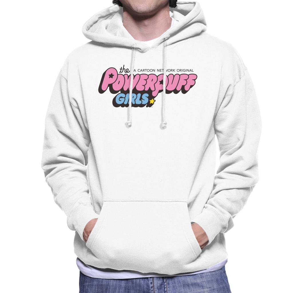 Powerpuff Girls Bubble Text Logo Men's Hooded Sweatshirt product image 4