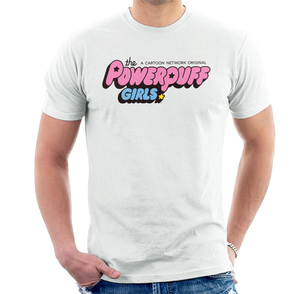 Powerpuff Girls Bubble Text Logo Men's T-Shirt product image 4