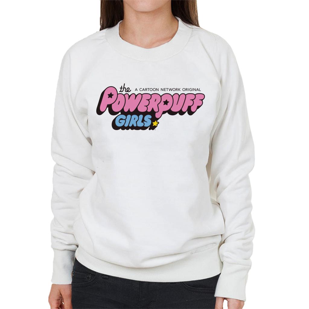 Powerpuff Girls Bubble Text Logo Women's Sweatshirt product image 4