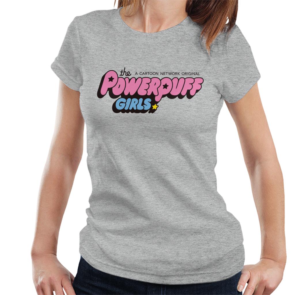 Powerpuff Girls Bubble Text Logo Women's T-Shirt product image 1